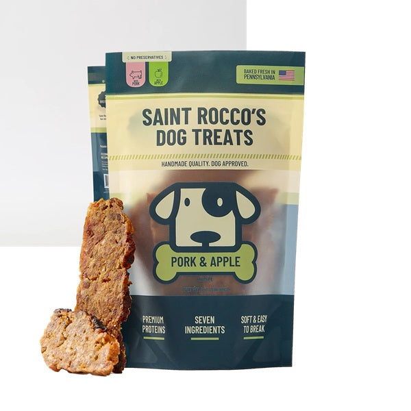 St. Rocco's - Pork and Apple Dog Treats - 8 oz