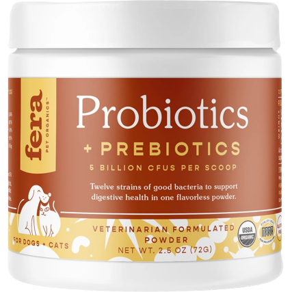 Fera Pet Organics - Organic Probiotics with Prebiotics