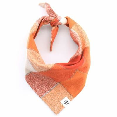 The Foggy Dog - Pumpkin Spice Flannel Bandana
