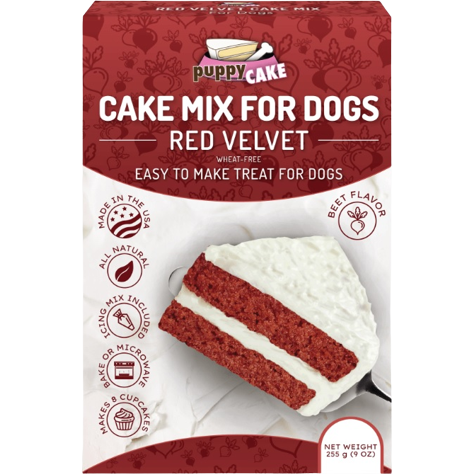Puppy Cake - Wheat-Free Red Velvet Cake Mix and Frosting