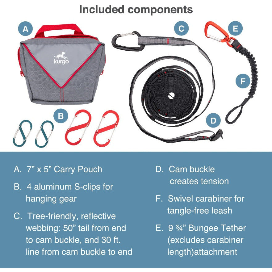 Kurgo - Ridgeline Tie Out