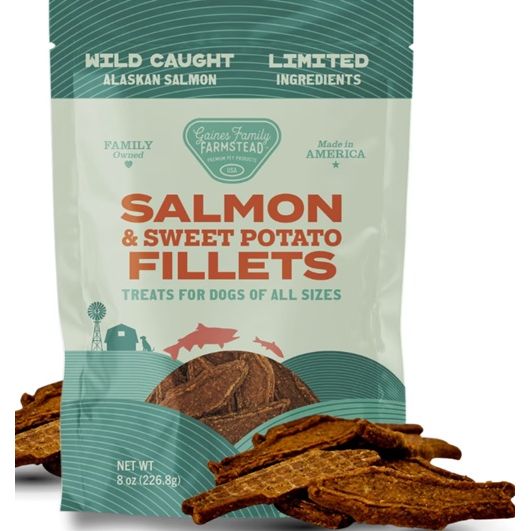 Gaines Family Farmstead - Salmon &amp; Sweet Potato Fillets - 8oz