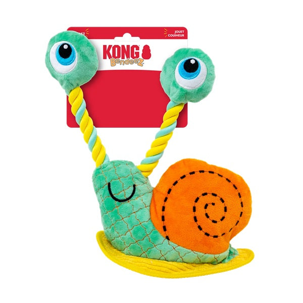 KONG Bendeez- Snail Dog Toy, Large