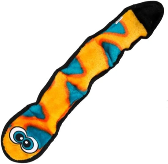 Outward Hound - Durablez Orange Snake Dog Toy, Large