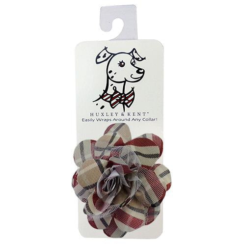 Huxley &amp; Kent - Tan Plaid Flower