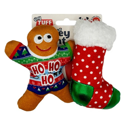 Huxley &amp; Kent Tiny Tuff - Ugly Sweater Party Dog Toy
