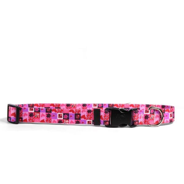 Yellow Dog Design - Valentine Blocks Cat Collar