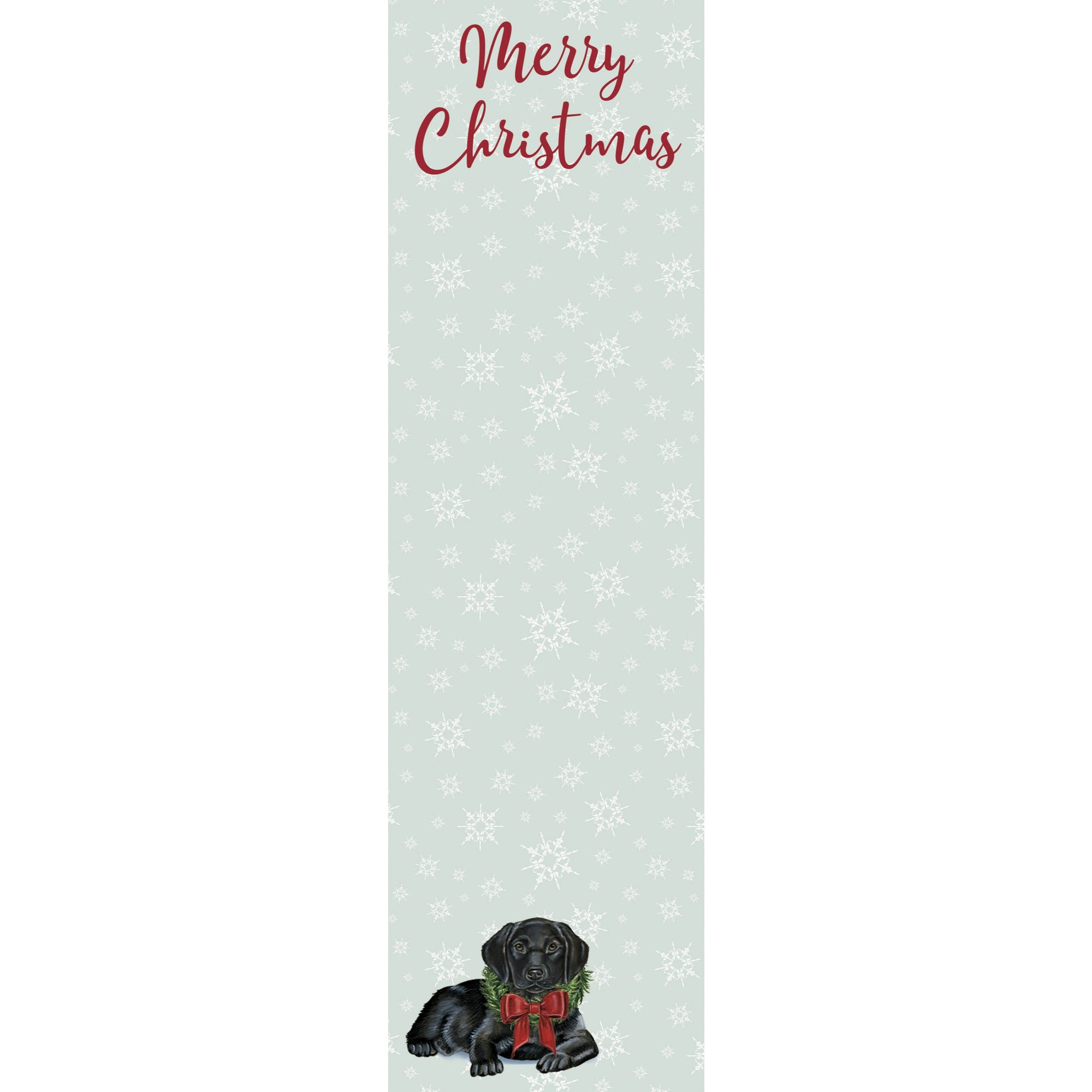 Primitives by Kathy - Black Lab Holiday Notepad