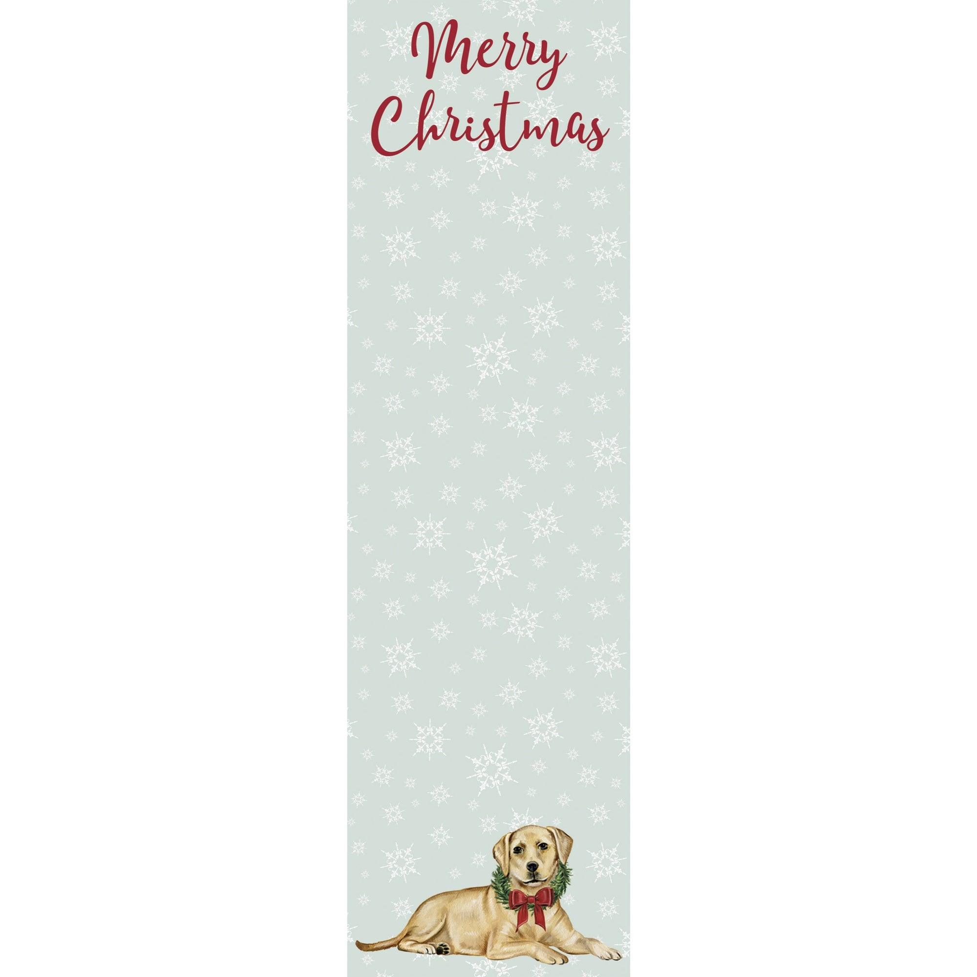 Primitives by Kathy - Yellow Lab Holiday Notepad