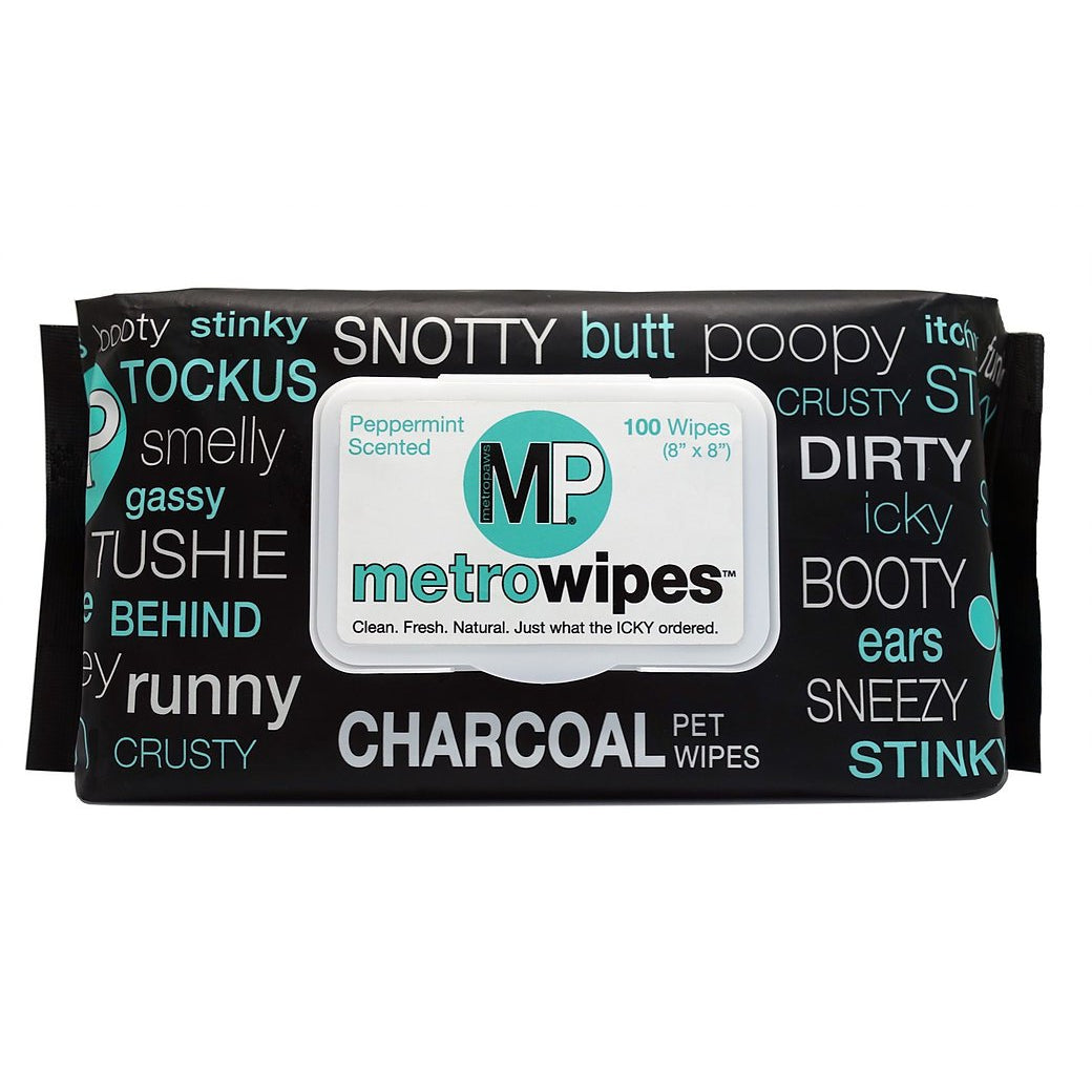 Metro Paws - Charcoal Peppermint Wipes