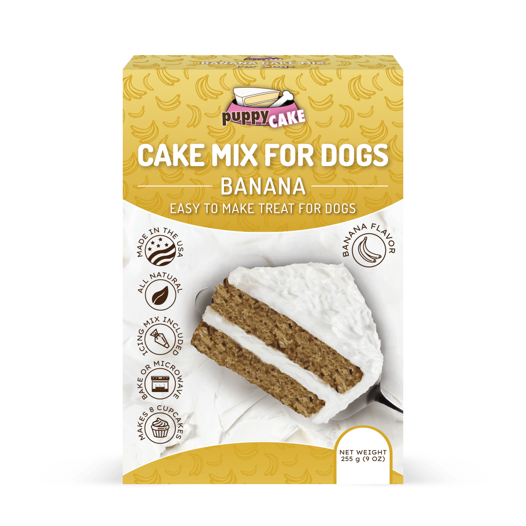 Puppy Cake - Premium Banana Cake Mix and Frosting