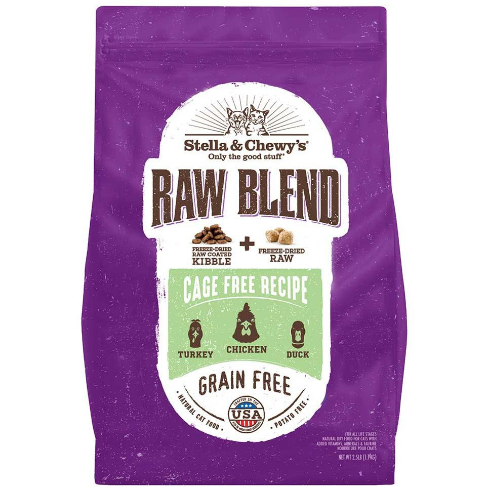 Stella & Chewy's - Raw Blend Kibble for Cats, Cage-Free Chicken