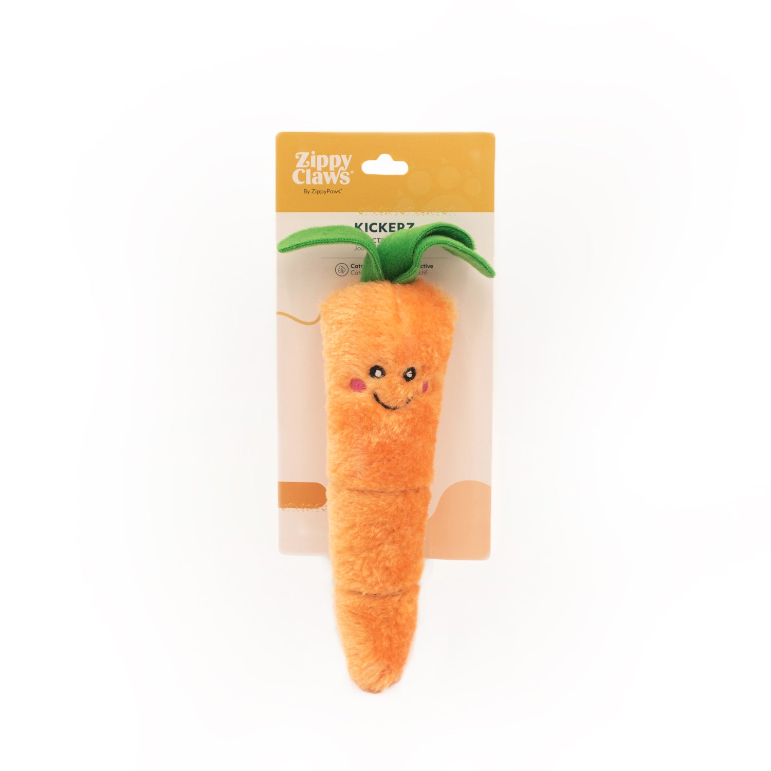 ZippyPaws ZippyClaws Kickerz Carrot Cat Toy