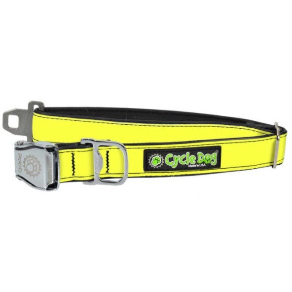 Cycle Dog Reflective Collars - Neon Yellow