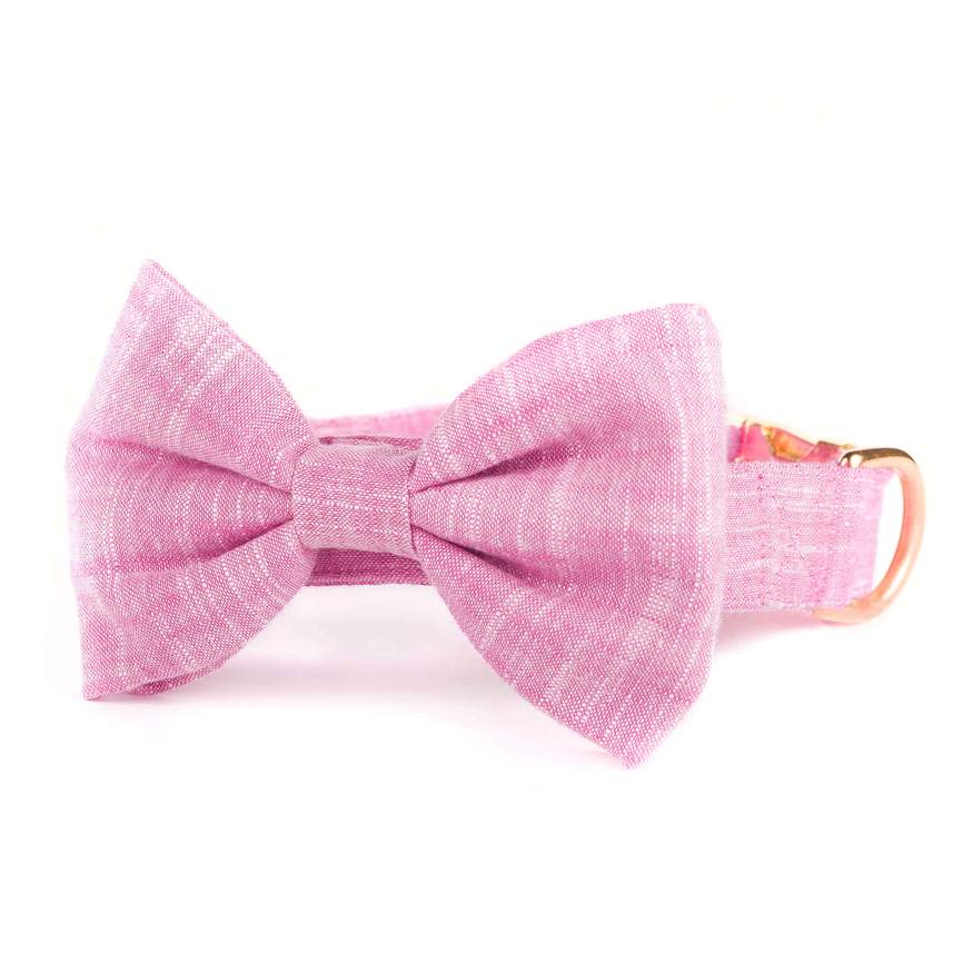 The Foggy Dog - Orchid Bow Tie & Collar Set
