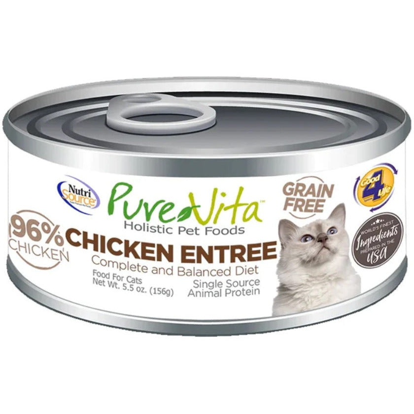 PureVita - Grain Free Chicken & Chicken  Liver Cat Food