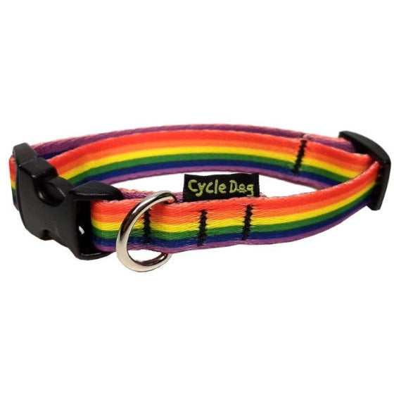 Cycle Dog - Ecoweave Rainbow Pride Collar