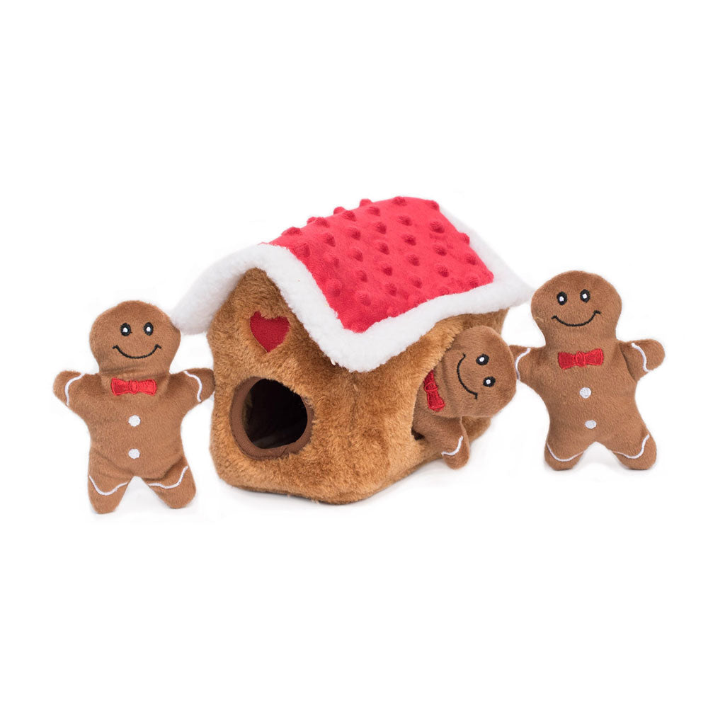 ZippyPaws - Gingerbread House Burrow