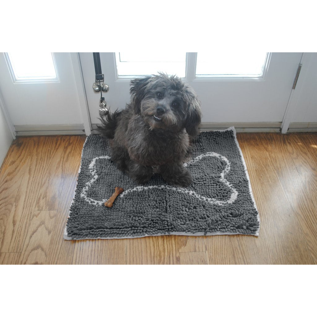Soggy Doggy Slopmat Microfiber Placemat Grey