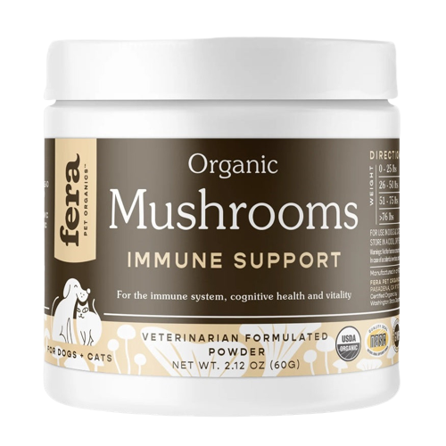 Fera Pet Organics - USDA Organic Mushroom Blend for Immune Support