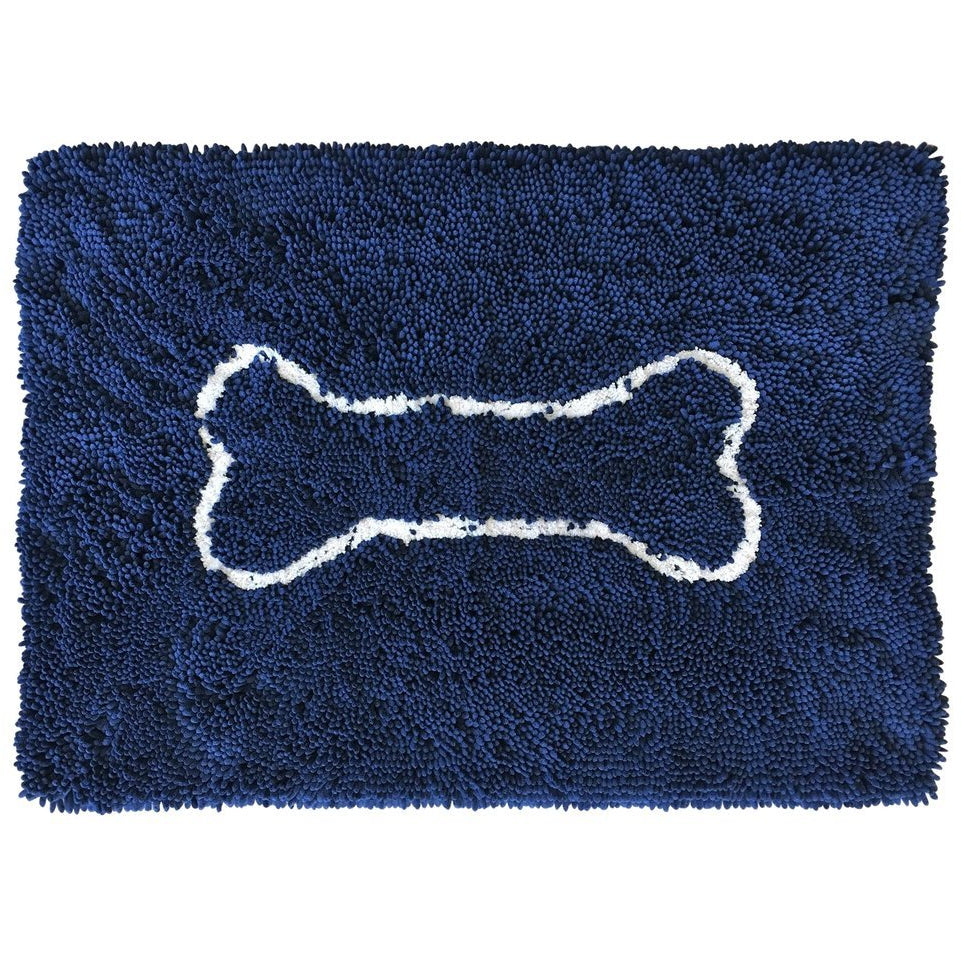 Soggy Doggy - Super Absorbent Doormat, Large, Navy Blue