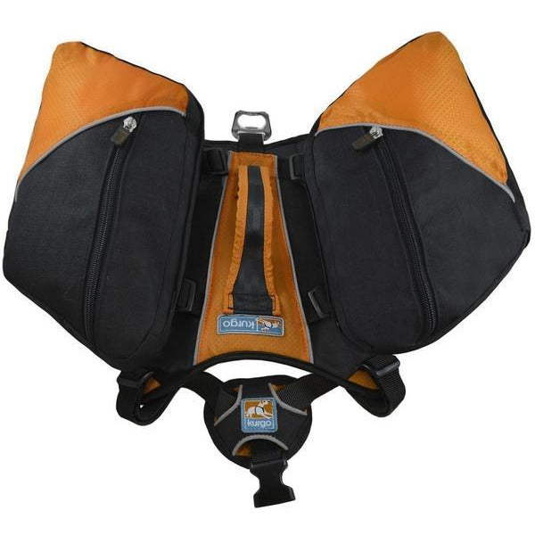 Kurgo Baxter Black & Orange, Dog Backpack