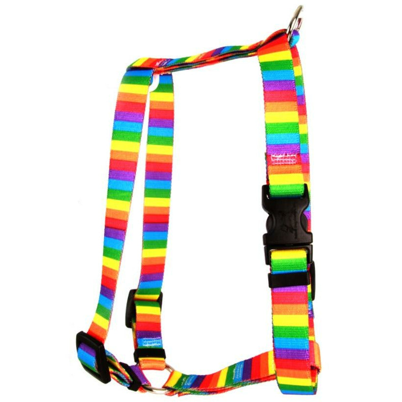 Yellow Dog Design - Roman Dog Harness, Rainbow Stripe