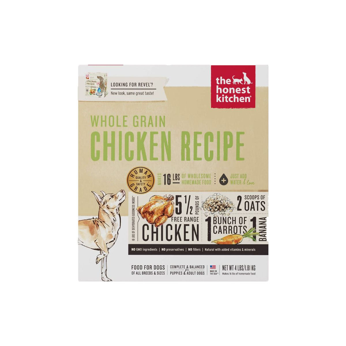 The Honest Kitchen - Whole Grain Chicken Dehydrated - Dog Food
