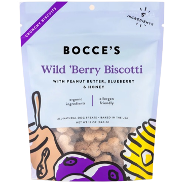 Bocce's Bakery - Wild Berry Biscotti Biscuits